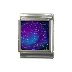 Realistic Night Sky With Constellations Italian Charm (13mm) by Cowasu