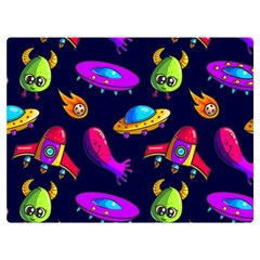 Space Pattern Premium Plush Fleece Blanket (extra Small) by Amaryn4rt