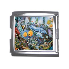 Colorful Aquatic Life Wall Mural Mega Link Italian Charm (18mm) by Simbadda