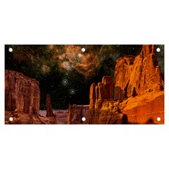 Geology Sand Stone Canyon Banner And Sign 6  X 3  by Simbadda