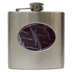 Curve Wave Line Texture Element Hip Flask (6 Oz) by Vaneshop