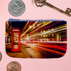 Telephone Box London Night Large Coin Purse