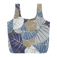 Ackground Leaves Desktop Full Print Recycle Bag (l) by Amaryn4rt