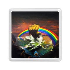 Rainbow Color Memory Card Reader (square)