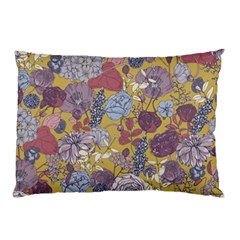 Floral-seamless-pattern-with-flowers-vintage-background-colorful-illustration Pillow Case (two Sides) by uniart180623