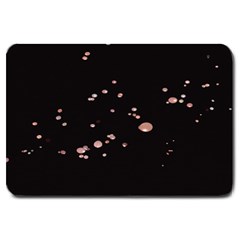 Abstract Rose Gold Glitter Background Large Doormat by artworkshop