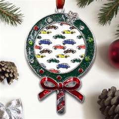 Cars-pattern Metal X mas Lollipop With Crystal Ornament by uniart180623