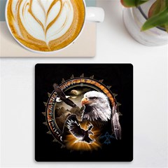 Eagle Dreamcatcher Art Bird Native American Uv Print Square Tile Coaster  by uniart180623