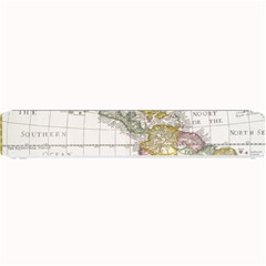 Vintage Map Of The Americas Small Bar Mat by uniart180623