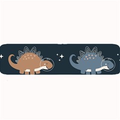 Dino Art Pattern Design Wallpaper Background Large Bar Mat by uniart180623