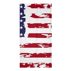 Flag Usa Unite Stated America Shower Curtain 36  X 72  (stall)  by uniart180623