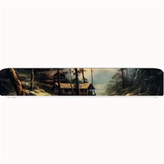 Fantasy Landscape Foggy Mysterious Small Bar Mat by Ravend