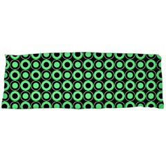 Mazipoodles Green Donuts Polka Dot Body Pillow Case (dakimakura) by Mazipoodles