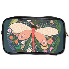 Bug Nature Flower Dragonfly Toiletries Bag (one Side) by Ravend