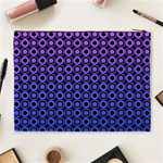 Mazipoodles Purple Pink Gradient Donuts Polka Dot Cosmetic Bag (XL) Back