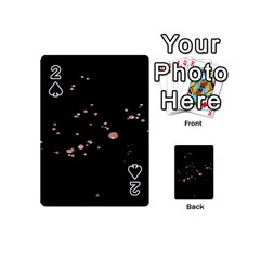 Abstract Rose Gold Glitter Background Playing Cards 54 Designs (mini)