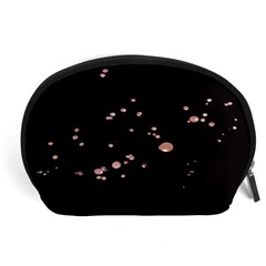 Abstract Rose Gold Glitter Background Accessory Pouch (large)