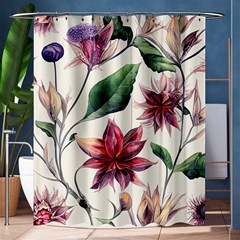 Floral Pattern Shower Curtain 60  X 72  (medium)  by designsbymallika