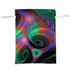 Circle Art 3d Artwork Graphics Vortex Colorful Digital Art Lightweight Drawstring Pouch (xl) by uniart180623