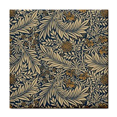 Brown Vintage Background Vintage Floral Pattern Brown Tile Coaster by uniart180623