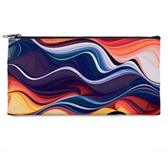 Wave Of Abstract Colors Pencil Case by uniart180623