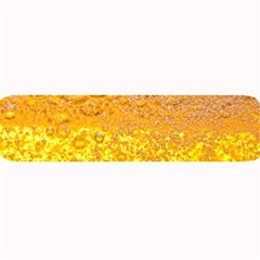 Texture Pattern Macro Glass Of Beer Foam White Yellow Bubble Large Bar Mat by uniart180623