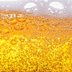 Texture Pattern Macro Glass Of Beer Foam White Yellow Bubble Play Mat (rectangle) by uniart180623