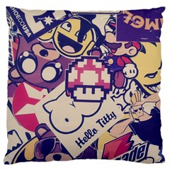 Retro Cartoon Titty Parody Large Cushion Case (two Sides)