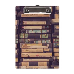 Books Antique Worn Spent Romance A5 Acrylic Clipboard by uniart180623