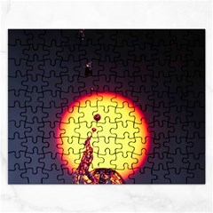 High Speed Waterdrop Drops Water Rectangular Jigsaw Puzzl by uniart180623