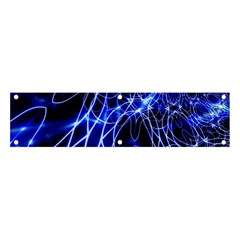 Lines Flash Light Mystical Fantasy Banner And Sign 4  X 1  by Dutashop