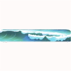 Ocean Sea Waves Beach Small Bar Mat by Simbadda