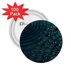 Wave Circle Ring Water 2 25  Buttons (100 Pack)  by Simbadda