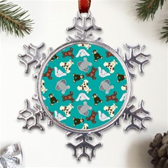 Plush Toys Stuffed Toys Stuffed Animals Metal Large Snowflake Ornament by Simbadda