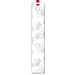 Cute Pattern With Easter Bunny Egg Large Book Marks by Simbadda