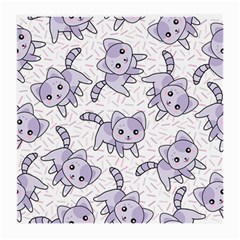 Cats Pattern Design Medium Glasses Cloth by Simbadda