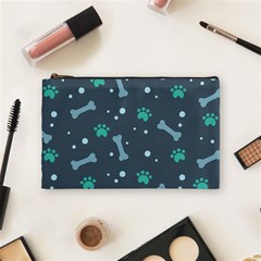 Bons Foot Prints Pattern Background Cosmetic Bag (medium) by Simbadda