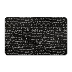 Math-equations-formulas-pattern Magnet (rectangular) by Simbadda