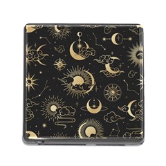 Asian-seamless-pattern-with-clouds-moon-sun-stars-vector-collection-oriental-chinese-japanese-korean Memory Card Reader (square 5 Slot) by Simbadda