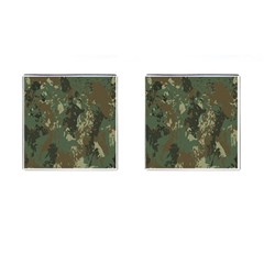 Camouflage-splatters-background Cufflinks (square) by Simbadda