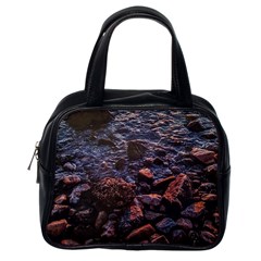 Twilight Treasures: Rocky Beachscape  Classic Handbag (one Side) by dflcprintsclothing