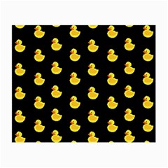 Rubber Duck Small Glasses Cloth by Valentinaart