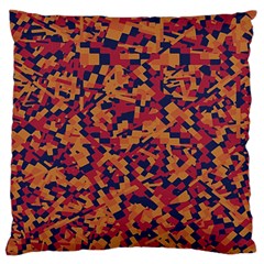 Kaleidoscope Dreams  Large Premium Plush Fleece Cushion Case (one Side) by dflcprintsclothing