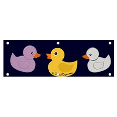 Duck Pattern Banner And Sign 6  X 2  by NerdySparkleGoth