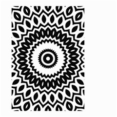 Circular Concentric Radial Symmetry Abstract Small Garden Flag (two Sides) by pakminggu
