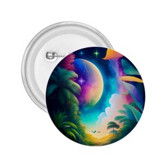 Jungle Moon Light Plants Space 2 25  Buttons