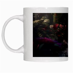 Waterfall Rainbow White Mug by Ravend