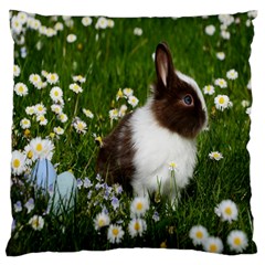 Rabbit Standard Premium Plush Fleece Cushion Case (two Sides)