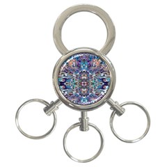 Over The Delta  3-ring Key Chain