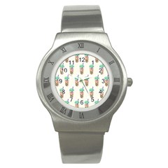 Cute Boba Stainless Steel Watch by artworkshop